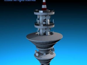 communications tower Modelo 3D