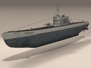 type ix uboat submarine 3D 모델