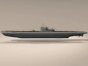 type ix uboat submarine 3D Model