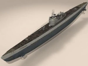 type ix uboat submarine 3D Model