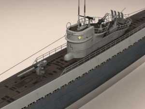 type ix uboat submarine 3D 모델