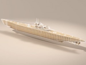 type ix uboat submarine 3D 모델