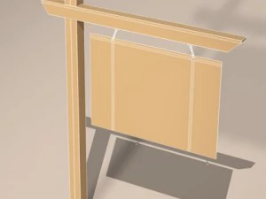 for sale notice 3D Model