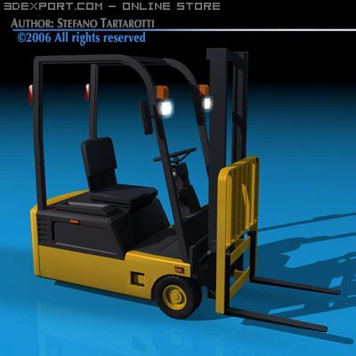 फोर्कलिफ्ट 3D मॉडल .c4d .max .obj .3ds .fbx .stl .blend 