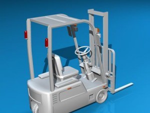 forklift 3D Model