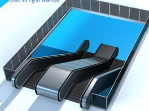 escalators Modello 3D
