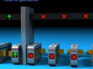 subway gates 3D मॉडल