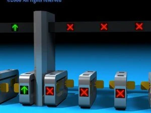 subway gates 3D Model