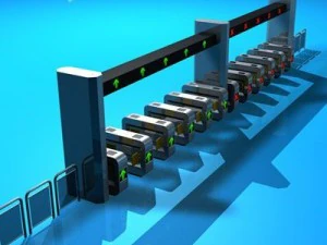 subway gates 3D Model