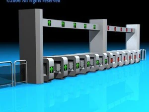 subway gates 3D Model