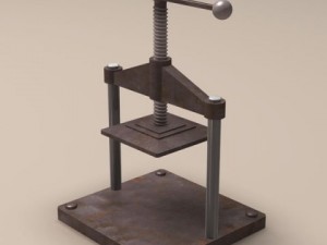 screw press Modello 3D