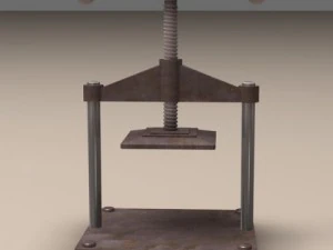 screw press 3D Model