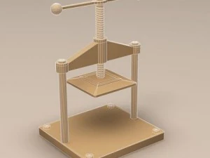 screw press 3D Model