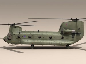 ch47 raf helicopter 3D Model