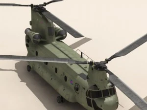 ch47 raf helicopter 3D Model