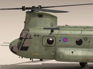 ch47 raf helicopter 3D Model