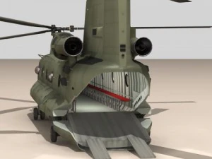 ch47 raf helicopter 3D Model