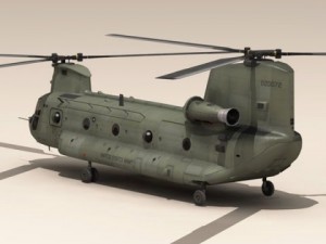 ch47 us army 3Dモデル