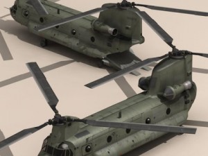ch47 us army 3Dモデル