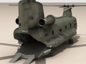 ch47 us army 3Dモデル