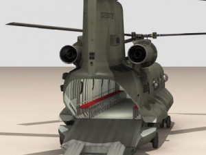 ch47 us army 3Dモデル