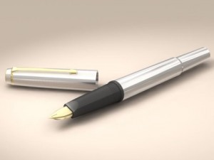fountain pen 3D Модель