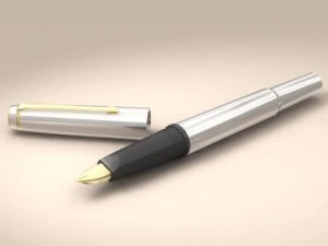 फ़ाउंटेन पेन 3D मॉडल