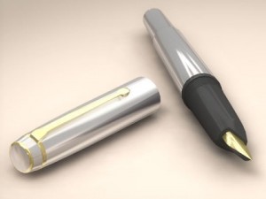 fountain pen Model 3D