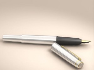 fountain pen Model 3D