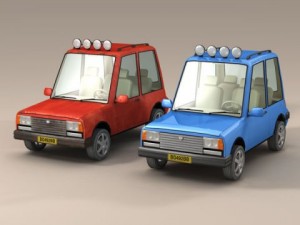 cartoon suv Modelo 3D