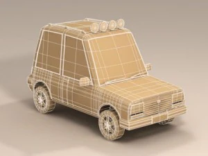 cartoon suv 3D Model
