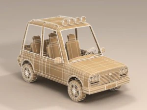 cartoon suv 3D Model