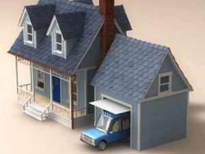 cartoon house 1 Modelo 3D