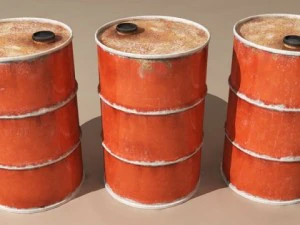 오래된 드럼 3D 모델