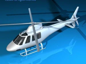 ヘリコプター 3Dモデル