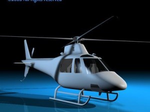 helicopter 3D 模型