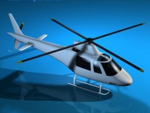 helicopter 3D 模型