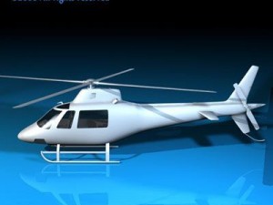 helicopter 3D 模型