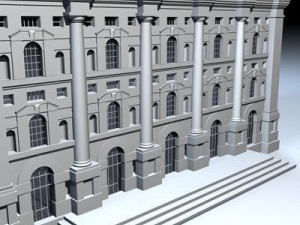 piazza affari 3D Model