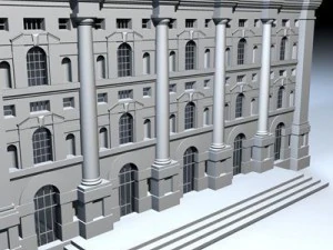 piazza affari 3D Model