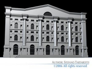 piazza affari 3D Model