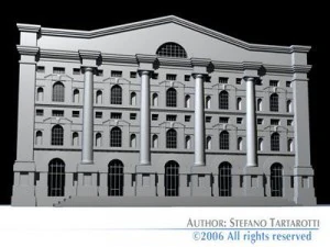 piazza affari 3D Model