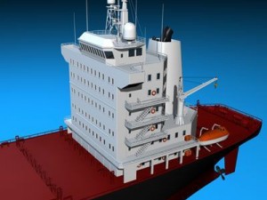 container ship 3Dモデル