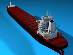 コンテナ船 3Dモデル