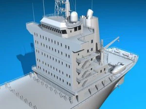 コンテナ船 3Dモデル