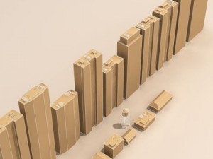 low poly buildings collection 3D Model