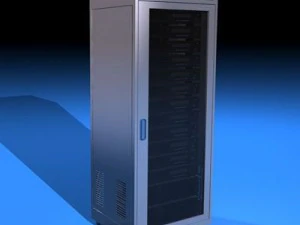 服务器机架 3D 模型