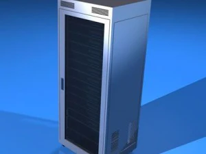 服务器机架 3D 模型