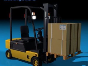 forklift 2 3D Model