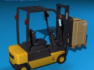 forklift 2 3D Model